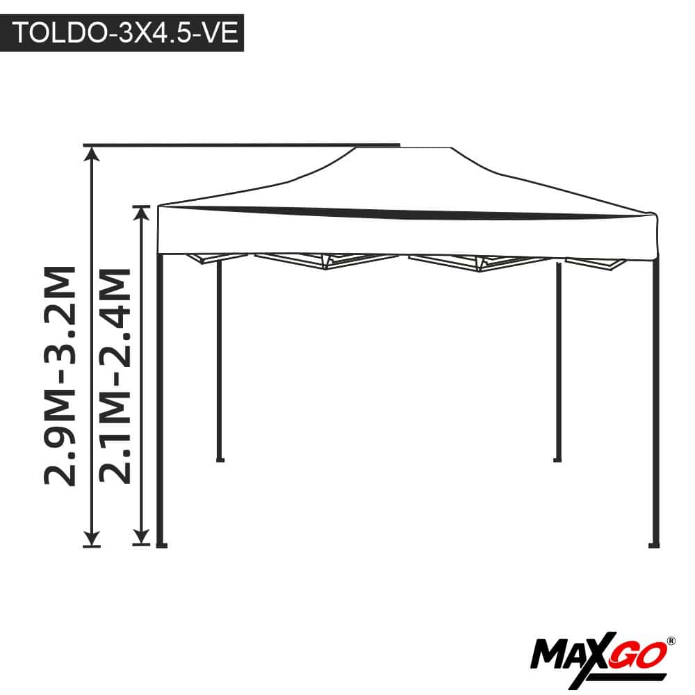 Toldo MaxGo - TOLDO-3X4.5 - Imagen 3